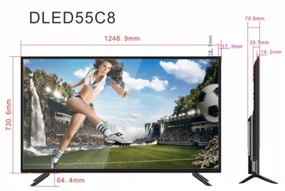 Televisori Full HD con WiFi TV LED dalla Cina Televisore LED 4K Smart TV 32 43 50 55 65 75 82 pollici con TV LED HD FHD UHD